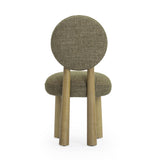 Sulley Performance Basketweave Dining Chair - Olive Green