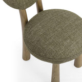 Sulley Performance Basketweave Dining Chair - Olive Green
