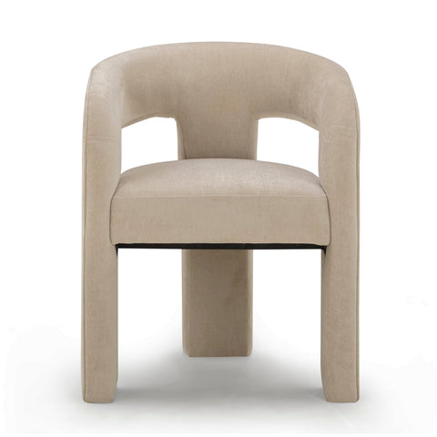 Malone Performance Chenille Dining Chair - Taupe