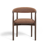 Vina Performance Vegan Leather Dining Chair - Brown