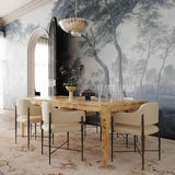Sezanne Contract-Grade Vegan Leather Dining Chair - Taupe