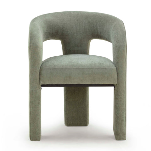 Malone Performance Chenille Dining Chair - Green