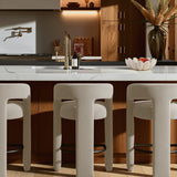 Malone Performance Chenille Stool - Taupe / Bar Height