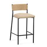 Celine Boucle Bar And Counter Stool - Tan / Bar Height