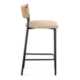 Celine Boucle Bar And Counter Stool - Tan / Bar Height