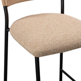 Celine Boucle Bar And Counter Stool - Tan / Bar Height