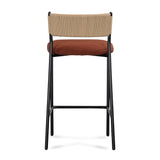 Celine Boucle Bar And Counter Stool - Maroon / Counter Height