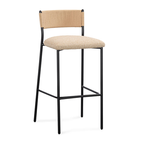Celine Boucle Bar And Counter Stool - Tan / Counter Height