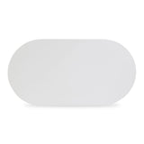 Nara 84" Pure White Indoor/Outdoor Concrete Dining Table
