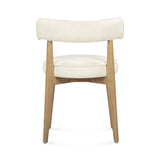 Nikita Performance Vegan Leather Dining Chair - Cream