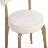 Nikita Cream Performance Fabric Dining Chair