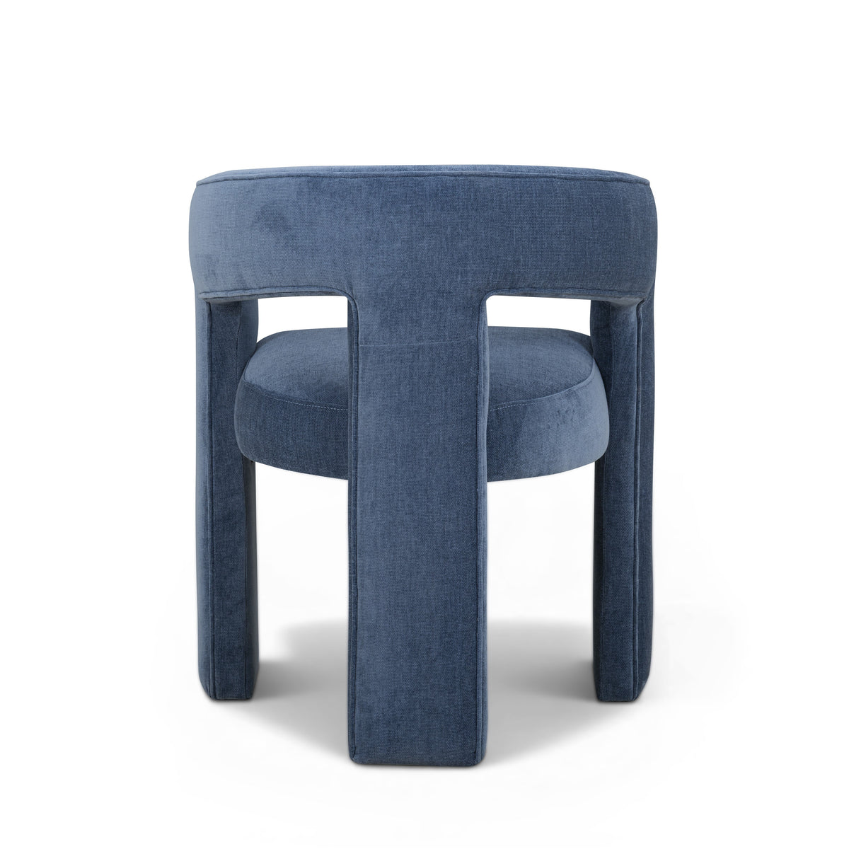 Malone Performance Chenille Dining Chair - Blue Denim