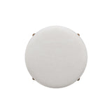 Oodle Performance Vegan Mohair Bar and Counter Stool - Cream / Light Walnut / Counter Height