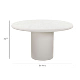Billy 54" Concrete Terrazzo Indoor/Outdoor Dining Table