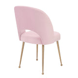 Swell Performance Velvet Dining Chair - Blush