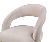 Rocco Performance Velvet Dining Chair - Blush