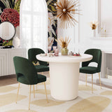 Swell Performance Velvet Dining Chair - Forest Green