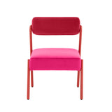 Jolene Performance Velvet Dining Chair - Set of 2 - Pink