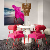 Jolene Performance Velvet Dining Chair - Set of 2 - Pink