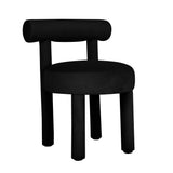 Carmel Performance Velvet Dining Chair - Black