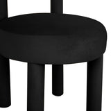 Carmel Performance Velvet Dining Chair - Black