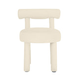 Carmel Performance Velvet Dining Chair - Cream