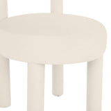 Carmel Performance Velvet Dining Chair - Cream