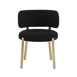 Margaret Performance Boucle Dining Chair - Black