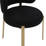 Margaret Performance Boucle Dining Chair - Black