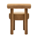 Carmel Performance Velvet Dining Chair - Cognac