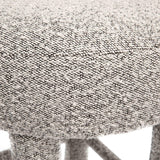 Carmel Black &amp; White Performance Boucle Counter Stool