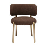 Margaret Performance Boucle Dining Chair - Brown