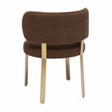 Margaret Performance Boucle Dining Chair - Brown