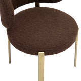 Margaret Performance Boucle Dining Chair - Brown