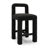 Hazel Performance Boucle Counter Stool - Black
