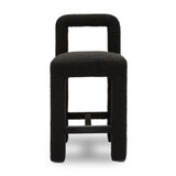 Hazel Performance Boucle Counter Stool - Black