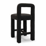 Hazel Performance Boucle Counter Stool - Black