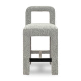 Hazel Performance Boucle Counter Stool - Grey
