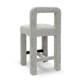 Hazel Performance Boucle Counter Stool - Grey