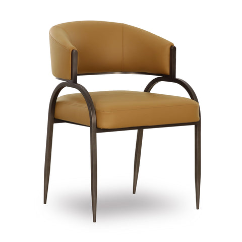 Tatum Performance Vegan Leather Dining Chair - Tan