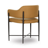 Sezanne Contract-Grade Vegan Leather Dining Chair - Tan