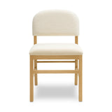 Calla Performance Velvet Dining Chair - Cream