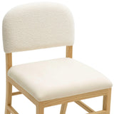 Calla Performance Velvet Dining Chair - Cream