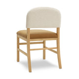 Calla Performance Velvet Dining Chair - Cognac