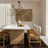 Calla Performance Velvet Dining Chair - Cognac