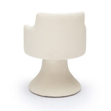 Jeffree Performance Boucle Swivel Dining Chair - Cream