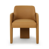 Leo Performance Vegan Leather Dining Chair - Tan
