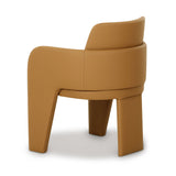 Leo Performance Vegan Leather Dining Chair - Tan