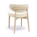 Zinea Performance Textured Velvet Dining Chair - Cream