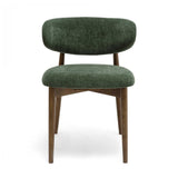 Zinea Performance Textured Velvet Dining Chair - Forest Green